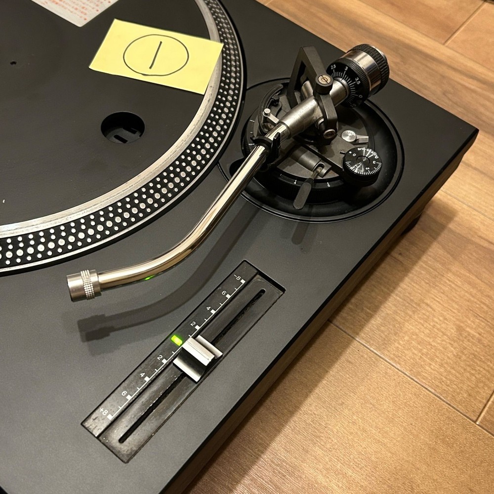 Technics SL-1200MK3 DJ Record Turntable System Pair Set Mogami FullyFunction