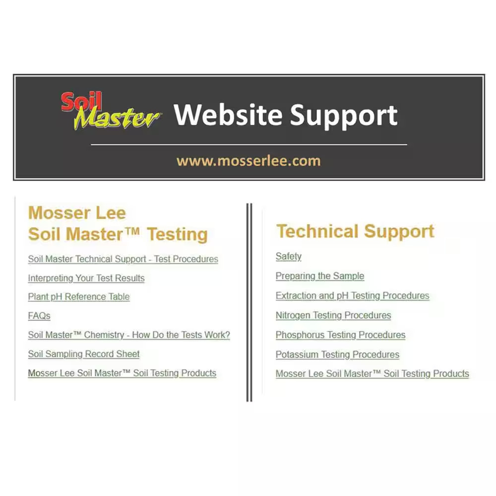 Soil Master Soil Test Kit with 40 Tests