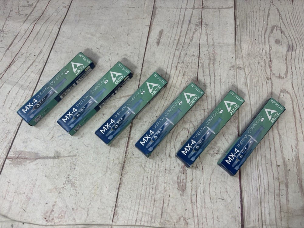 6 ARCTIC MX-4 4g Premium Performance Thermal Paste Compound W/ Spatula NEW