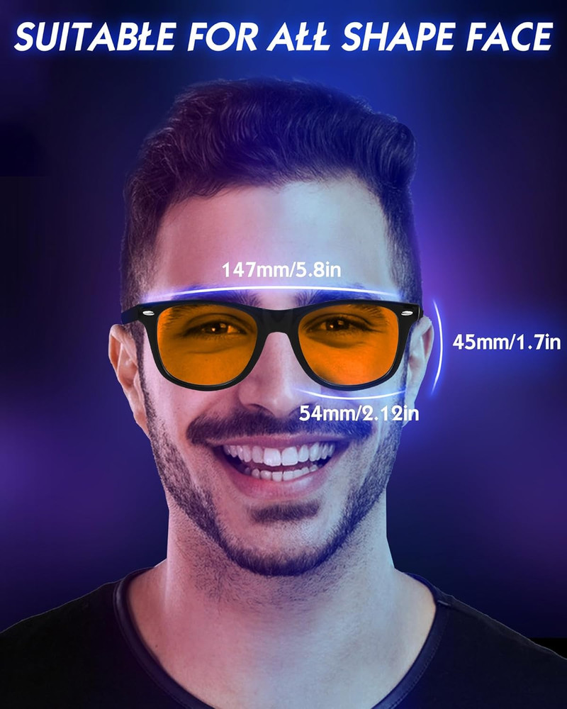 Blue Light Blocking Glasses Gaming- Filtering Computer Gaming Screen/TV/Phone UV