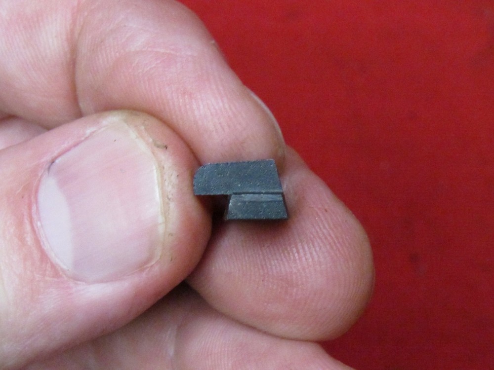 Dovetail Front Pistol White Dot Sight - 0.230" Tall