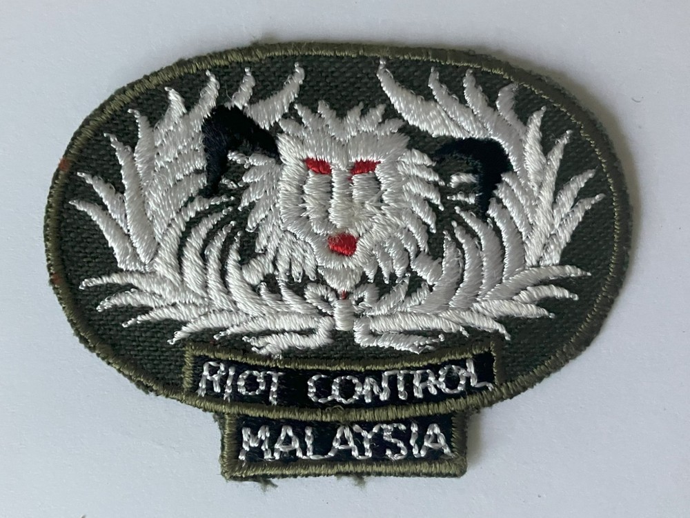 Malaysian Police Riot Control unit specialist patch