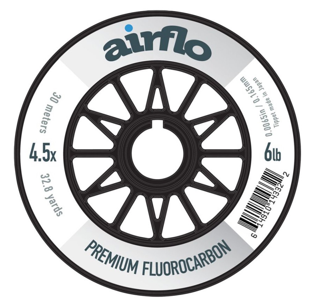 AIRFLO Premium Fluorocarbon Tippet 30 meter Spool