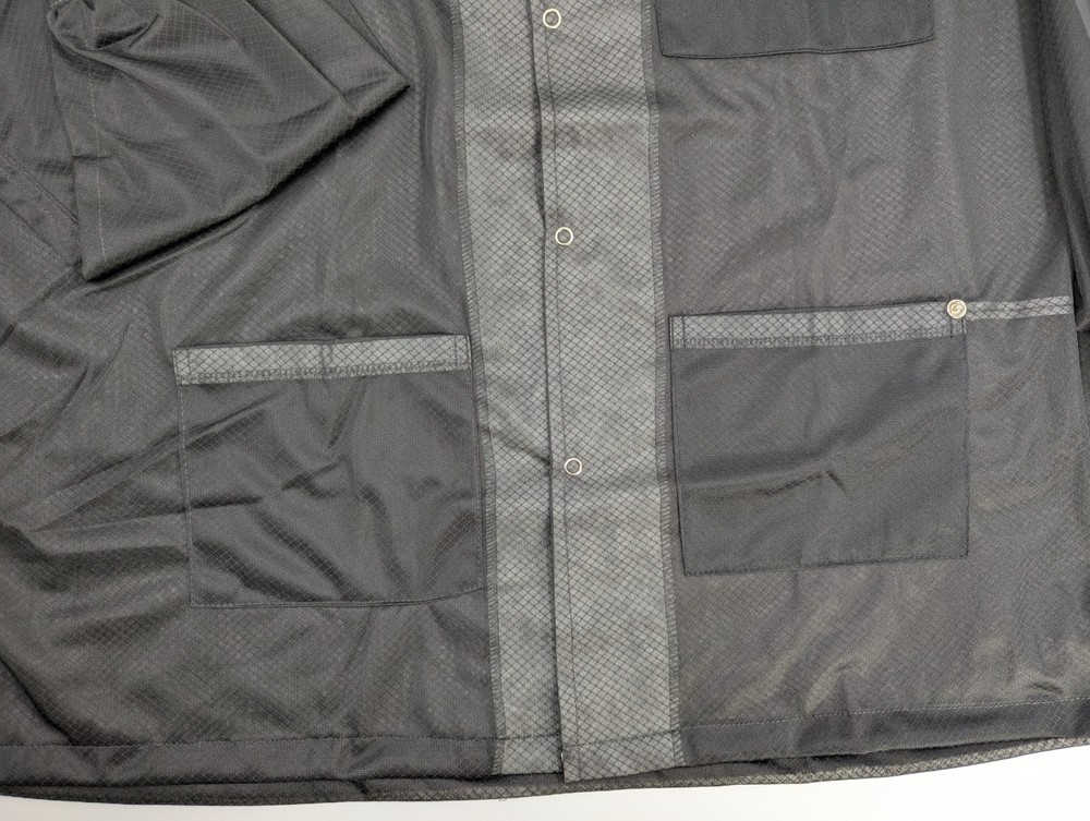 NOS! Transforming Tech ESD Jacket, Lightweight Poly-Carbon Blend 3XL Black