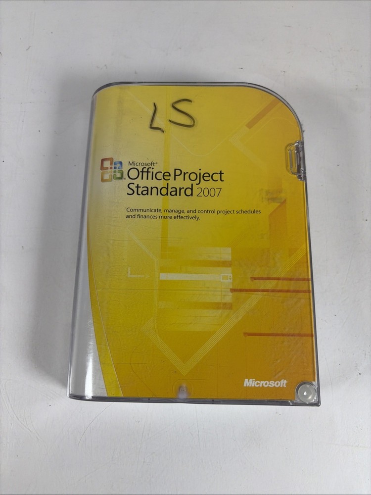 Original OEM Microsoft Office Project Standard 2007 Vintage