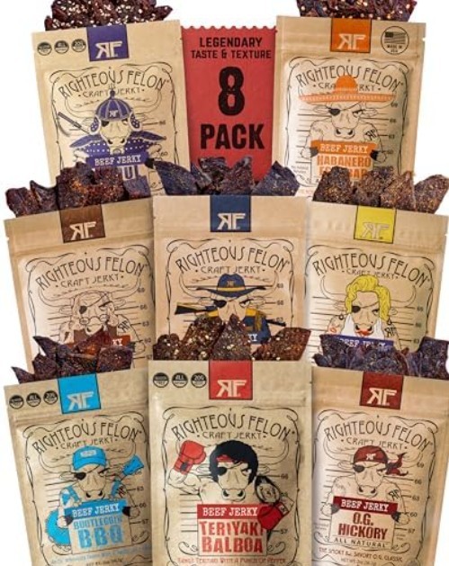Keto-Friendly Beef Jerky Sampler - Low Sugar Snack Pack