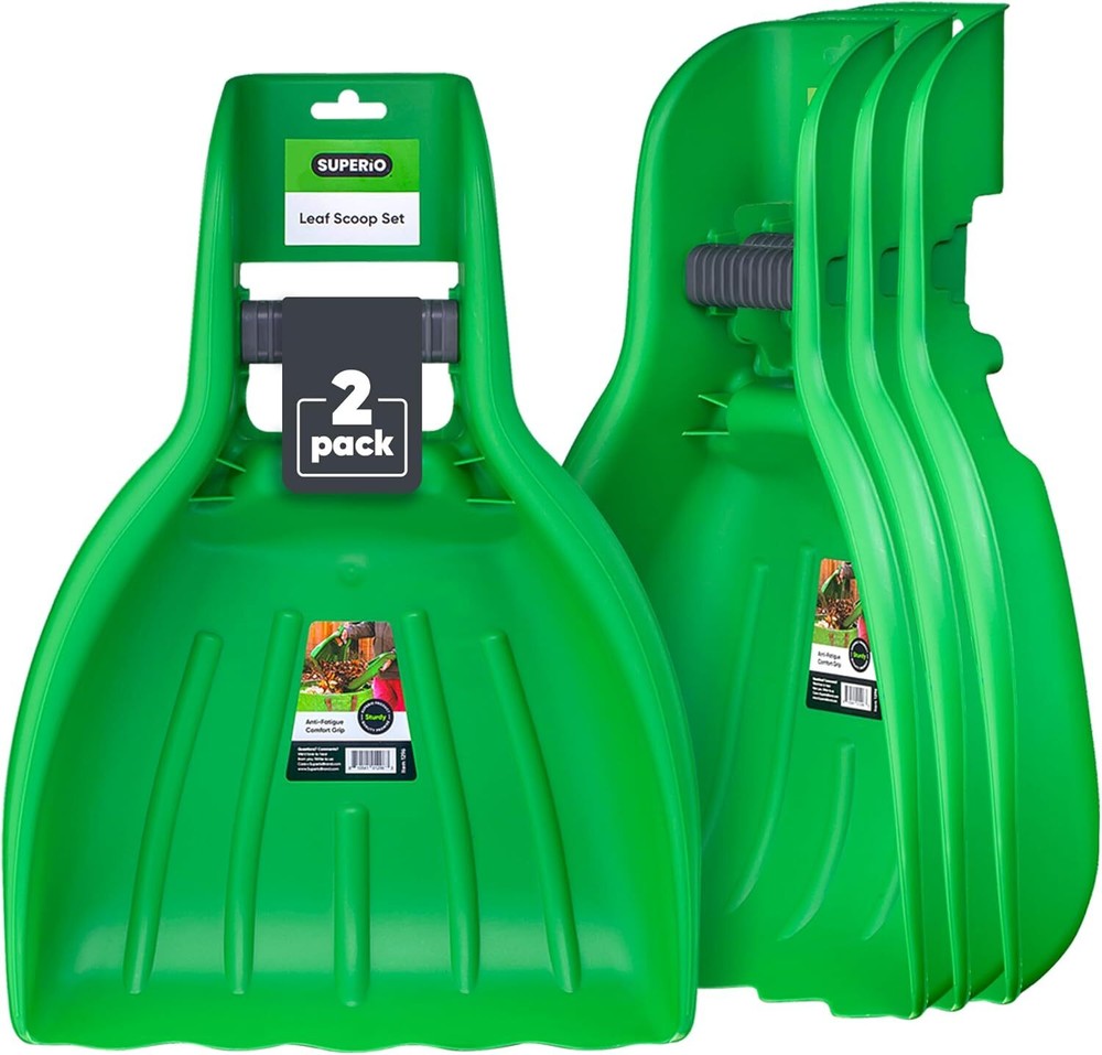 Leaf Collector, Hand Rake for Leaf Picker Upper Gardening Hand Tool, 2 Pack