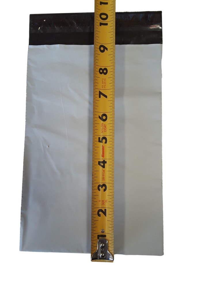 500 6x9 White Poly Mailer Plastic Shipping Bag Envelopes Polybags Polymailer 2.5