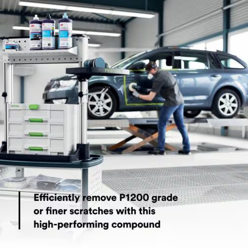 3M 36060 Perfect-It 3000 Extra Cut Rubbing Compound, 1 Quart