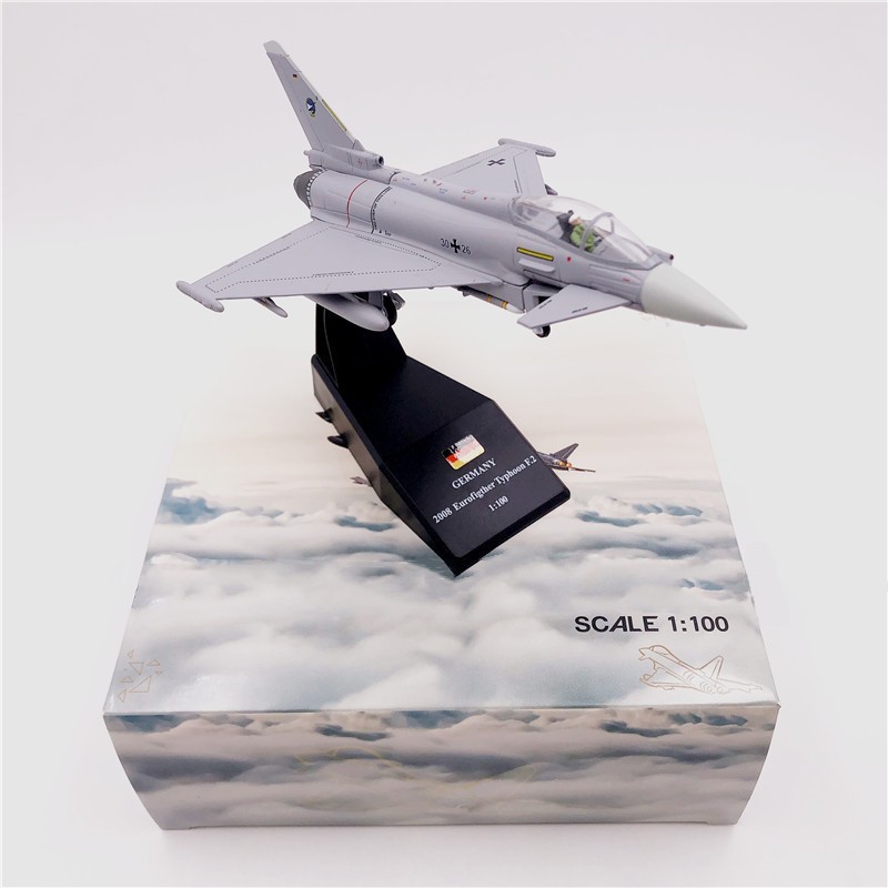 1:100 Germany Luftwaffe Fighter Typhoon European EF2000 Fighter Simulation