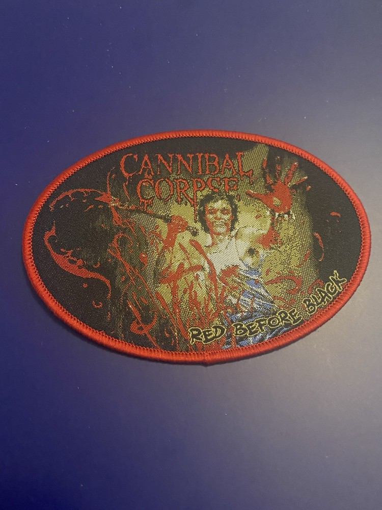 2023 CANNIBAL CORPSE Red Before Black Woven Sew On Patch