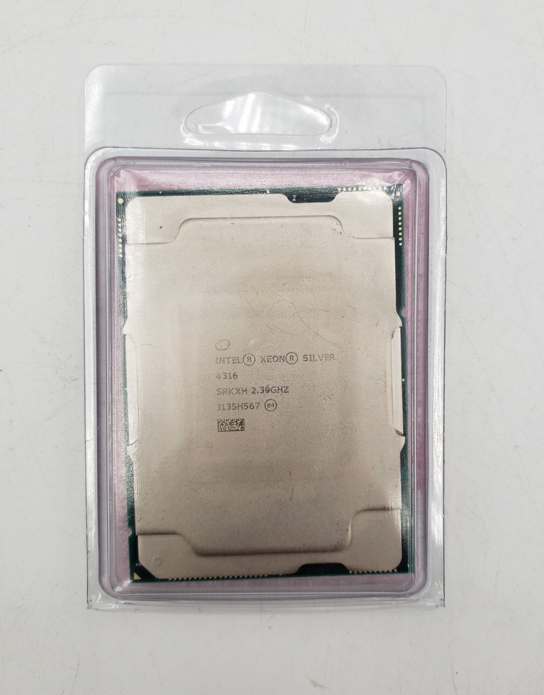 Intel Xeon Silver 4316 2.30GHz 20-Core Server CPU