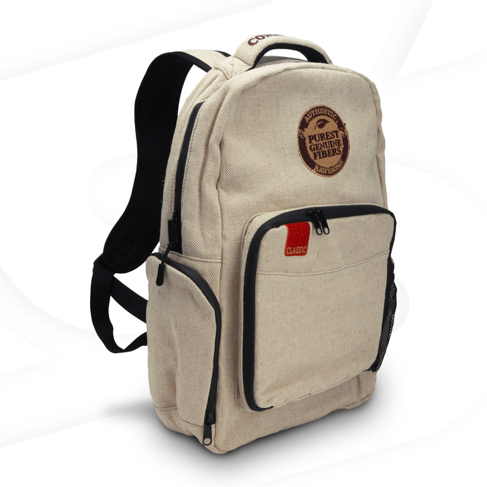RAW Backpack Natural Rolling Papers Burlap Bag