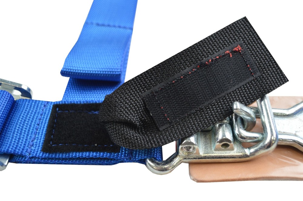 UTV SEAT BELT HARNESS RACE 2" HARNESS 4 POINT LATCH TYPE BLUE