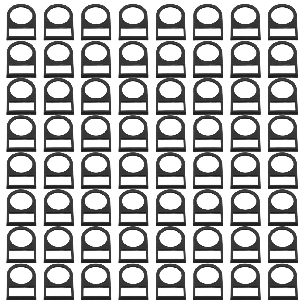 100 Pcs Electrical Logo Accessories Back Button Light Sign Plastic Board