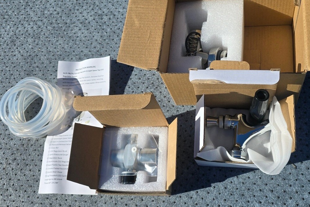 128oz Stainless Home brew Pressurized Beer Mini Keg & Regulator NEW