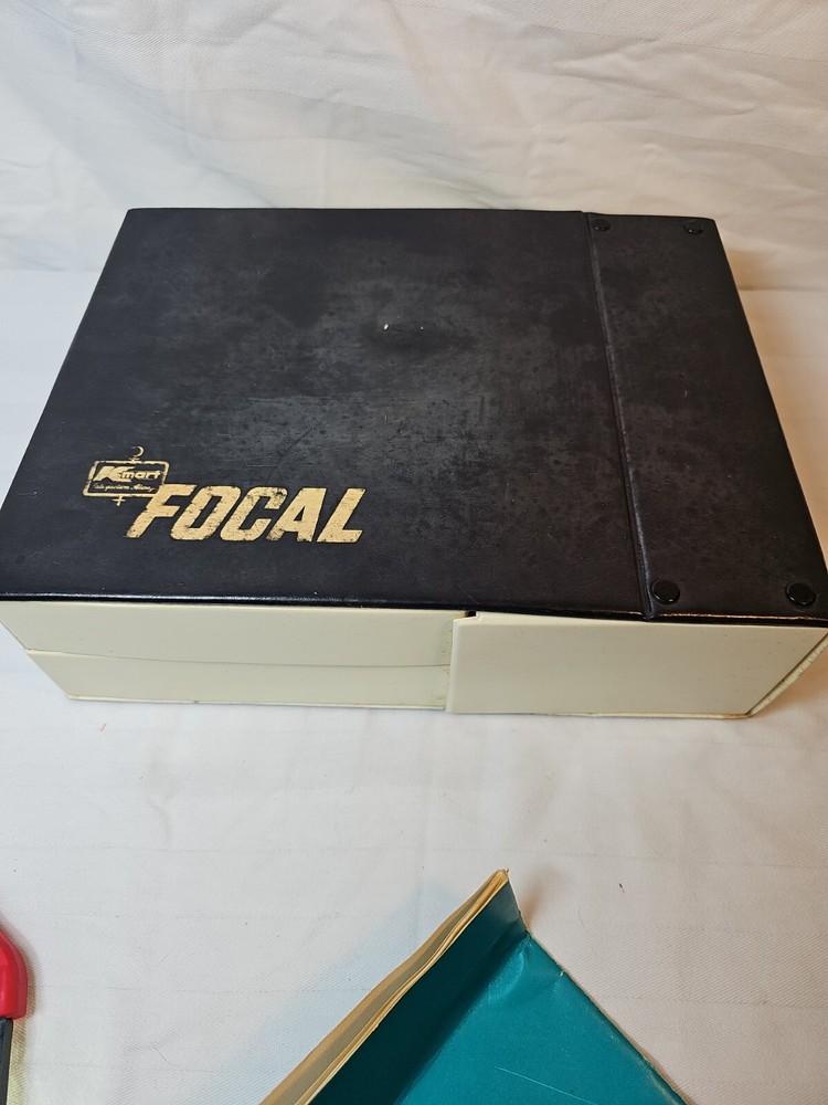 Vintage Focal Microscope Set & Case With Instruction Book. Complete