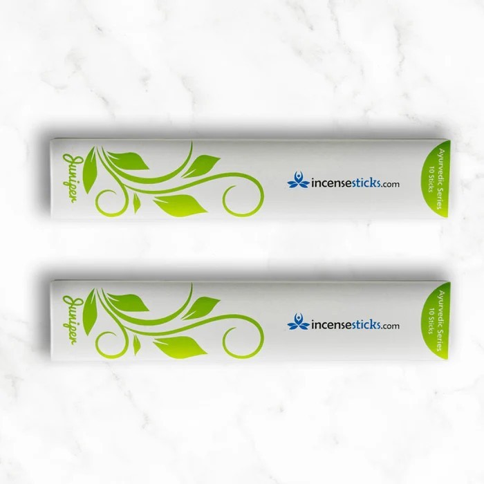 Juniper Incense 8" 10 Sticks Pack: 2 Packs
