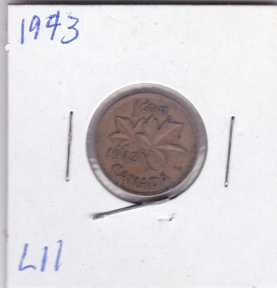1943 Canada One Cent L11