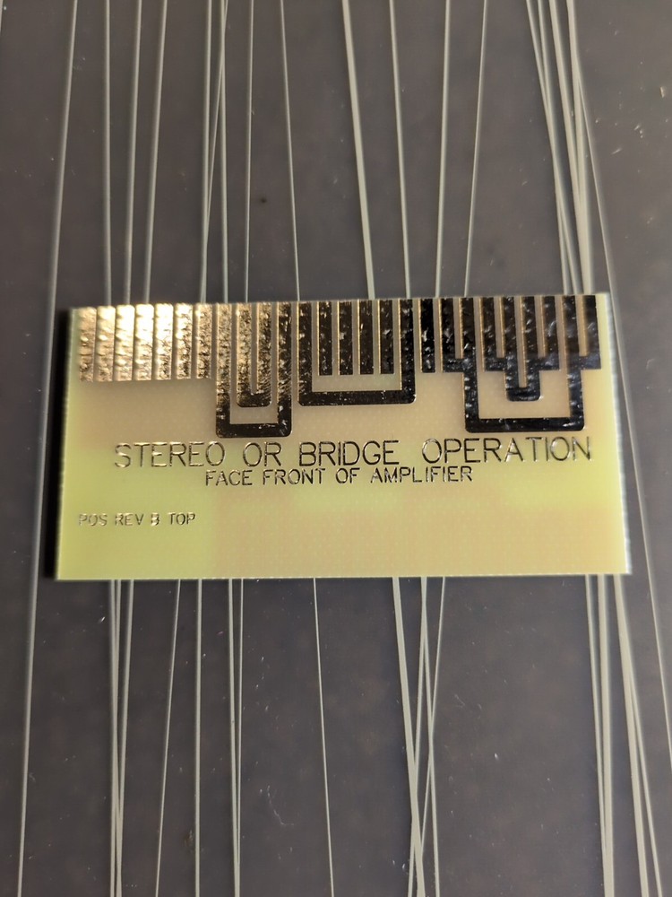 (1) Hifonics Generation X Parallel Output System Card Old School Rare