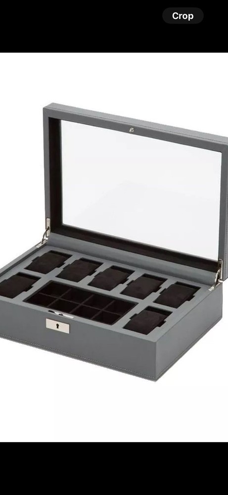 WOLF 465265 HOWARD GREY WATCH BOX