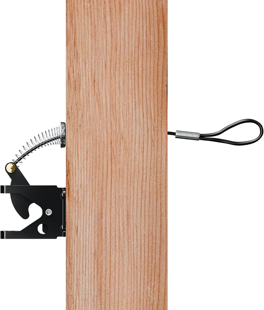 Versatile Self-Locking Fence Gate Latch - Easy Installation & Durable Design