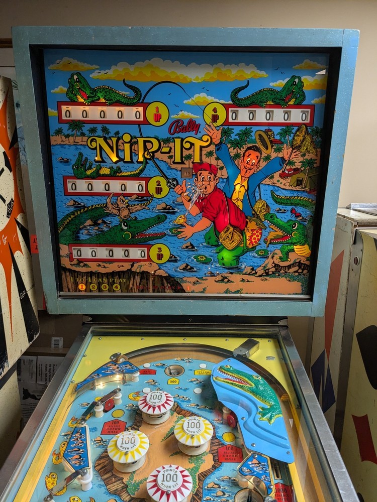 1973 Bally Nip-It Pinball Machine - 4 Player Fun!