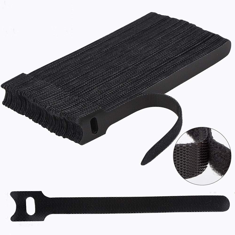 Reusable Adjustable Cable Ties – 60 Pack for Wire Organization