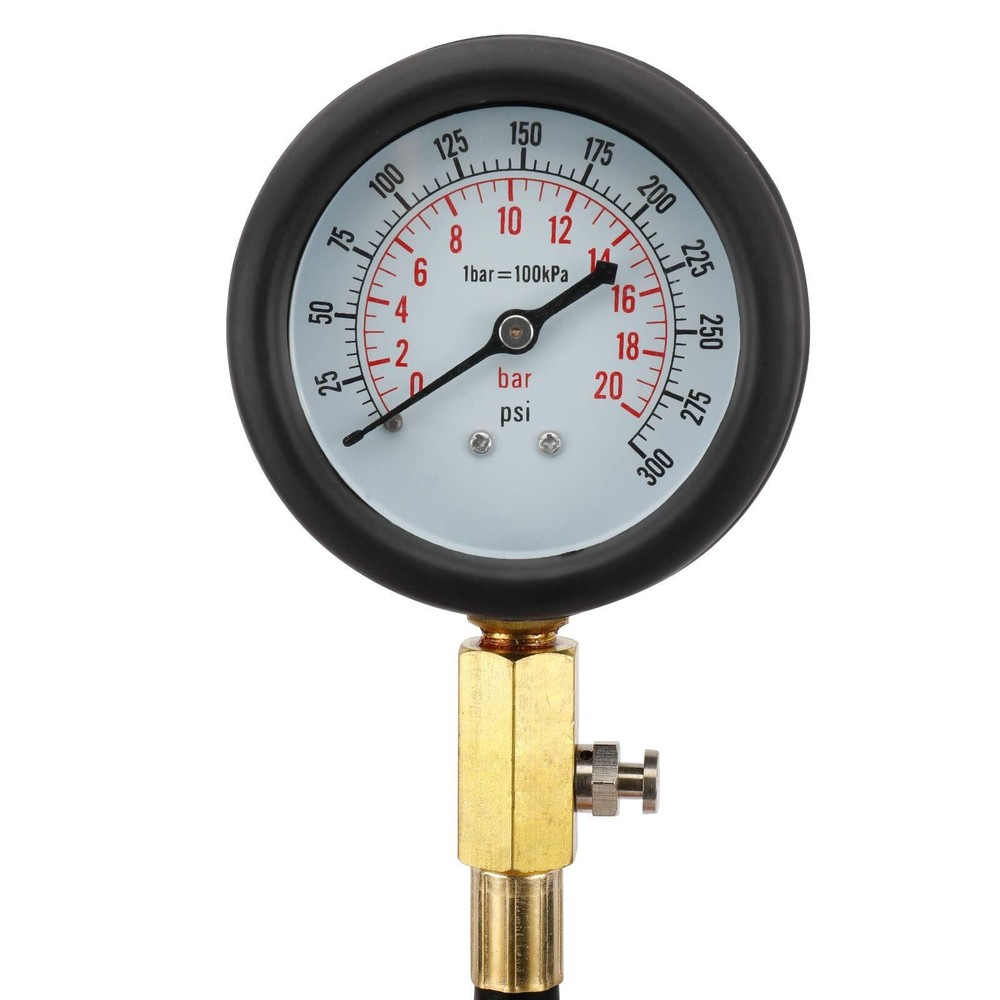 Engine Cylinder Compression Gauge Tester Kit Diagnostic Testing Tool 0-300 PSI