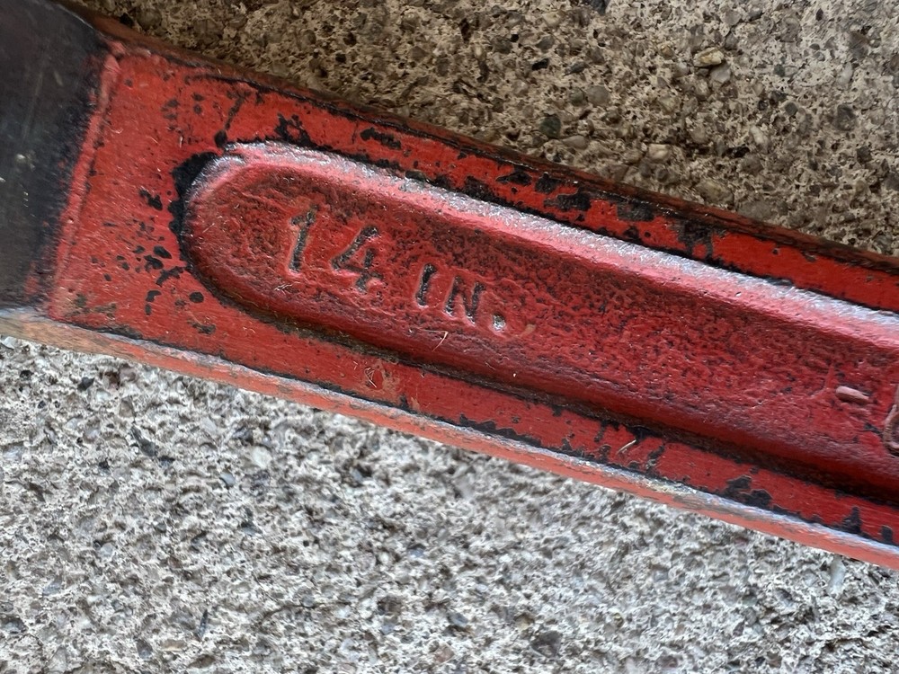 814 PROTO 14” Pipe Wrench - WORKING