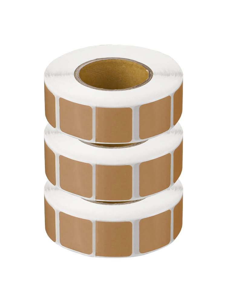 3 Rolls Action Target Paster Brown Square Repair Shooting Range Target Paster