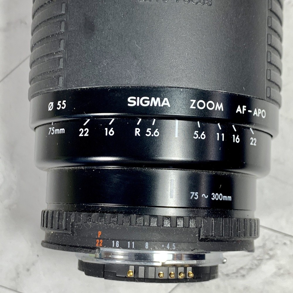 Sigma Auto Focus 75-300 Mm Lens Nikon