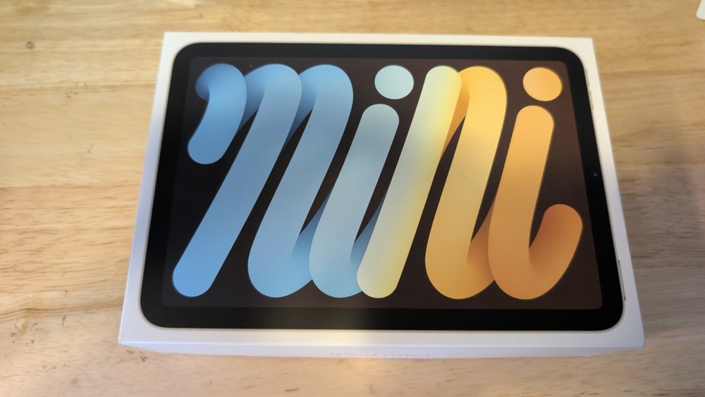 iPad mini (6 Gen)  Wi-Fi  BOX ONLY 64 GB. plus documents