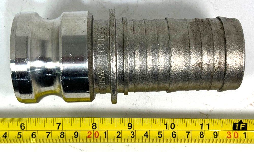 PT 1400520 Part E Adapter 2" 316 Stainless Steel (20E)