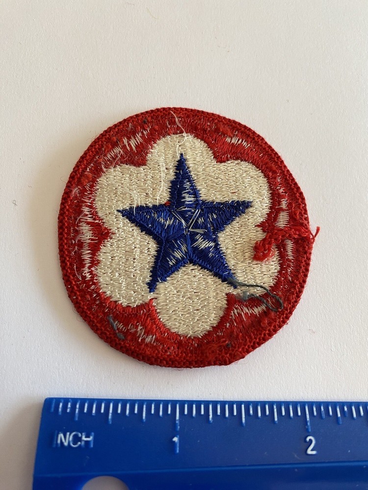 US Army Service Forces Patch Blue Star INV5492