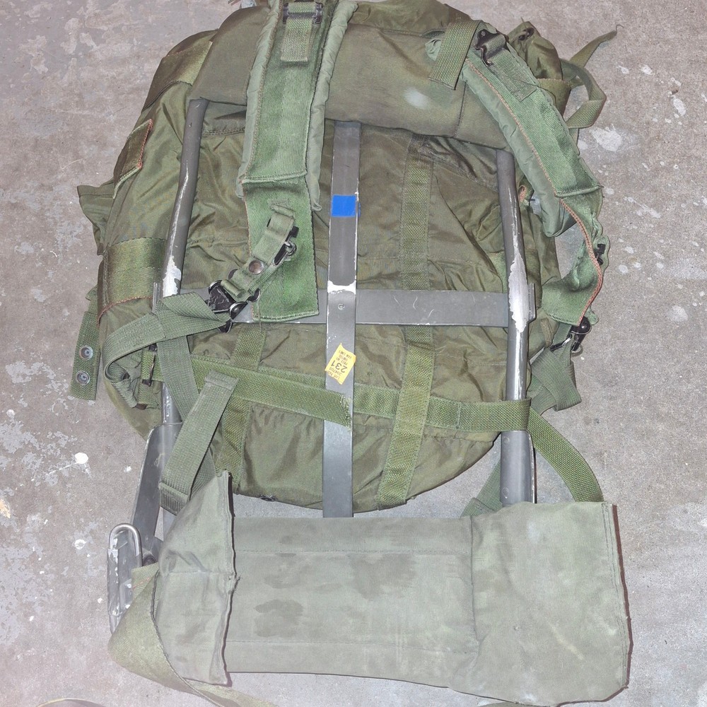 USGI Large ALICE Field Pack w Frame Complete Combat Backpack Rucksack Green