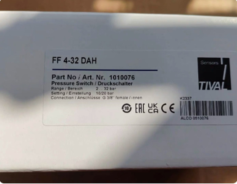 TIVAL FF4-32 DAH pressure controller