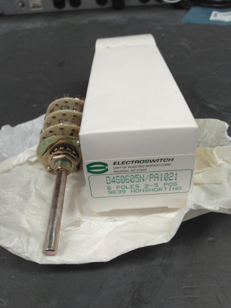 ELECTROSWITCH PA1021 ROTARY SWITCH 6 POLES, 2-5 Pos