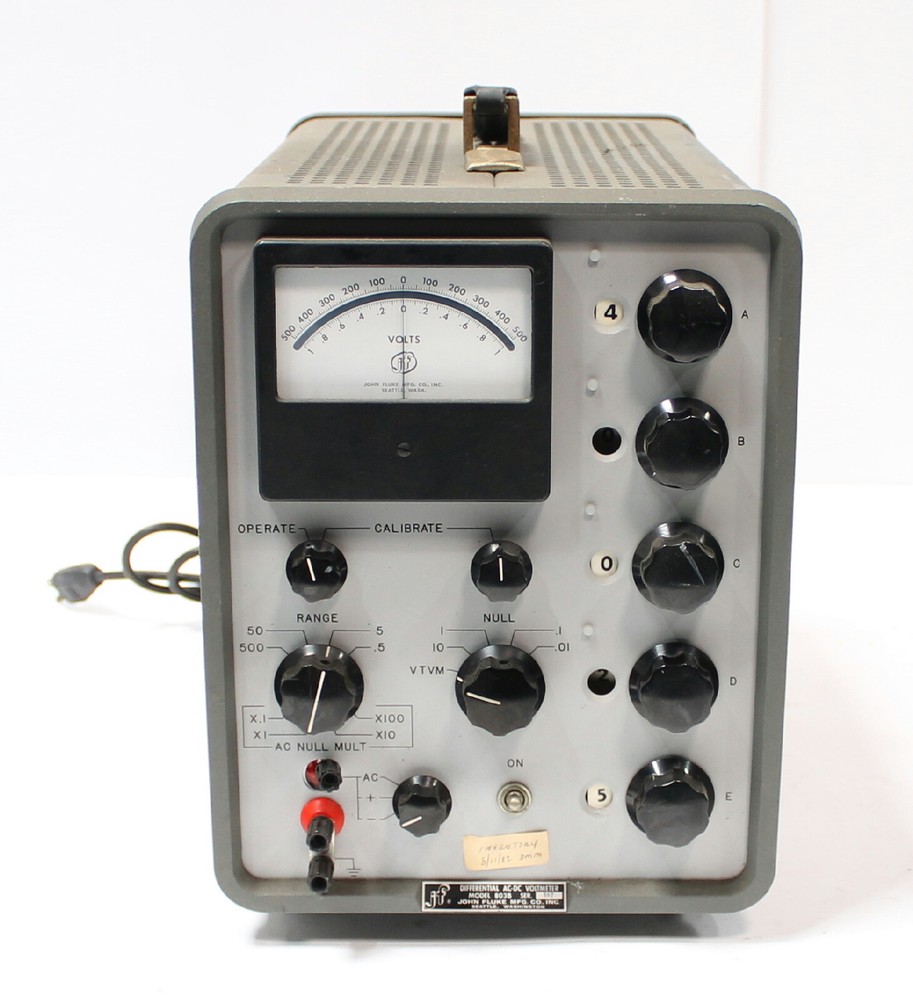John Fluke 803B AC-DC Differential Voltmeter