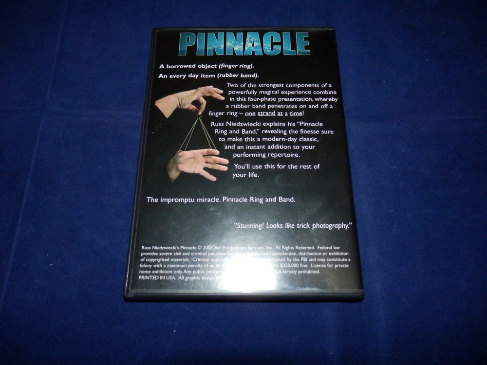 PINNACLE by Russ Niedzwiecki DVD