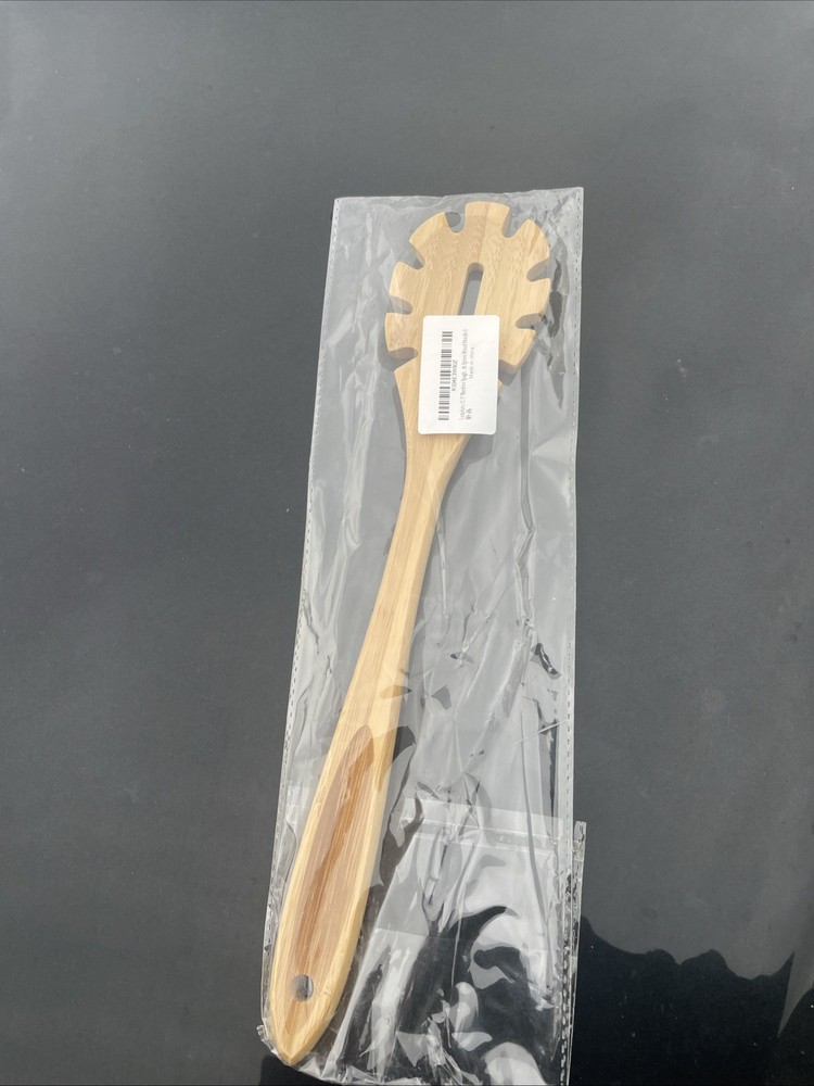 12 1/2 Inch Bamboo Spaghetti Spoon