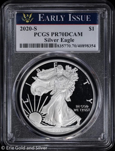 2020 S SILVER EAGLE PR70DCAM PCGS [B-9]