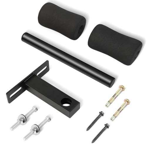 Hamstring Curl Squat Rack Attachment - Sit Up Assistant, Abdominal Core Trainer,
