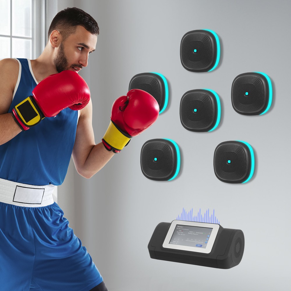 Split Musical Boxing, Punching Machine, Split Musical Boxing with 6 Targets