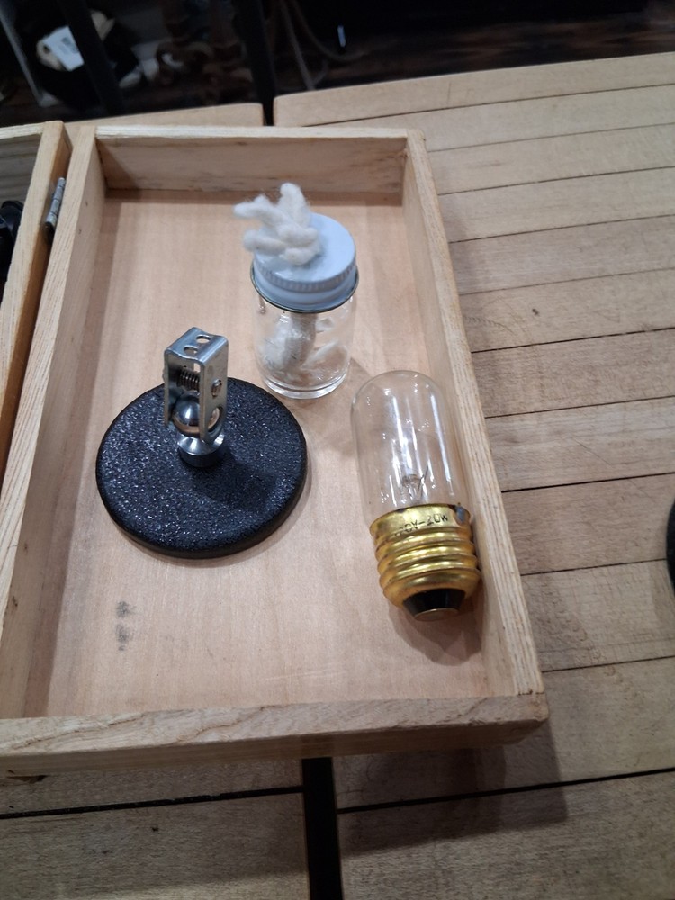 Vintage Gilbert Microscope and Lab Set With Case