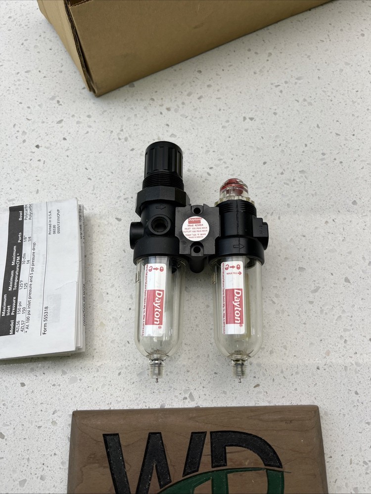 4ZM04 Dayton/Grainger Filter Regulator