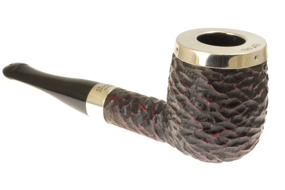 Peterson Hand Made "The House Pipe" Rusticated Silver Cap - Billiard
