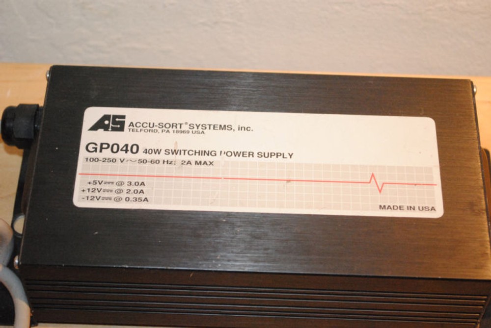 Accu-Sort GP040 40W Switching Power Supply
