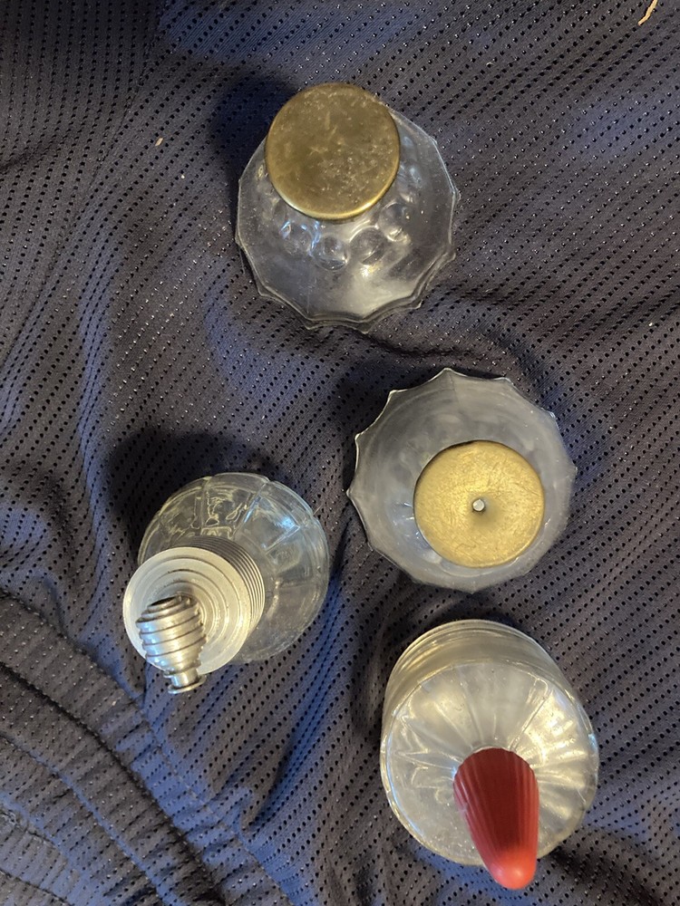 Set Of 4 Vintage Perfume Bottles
