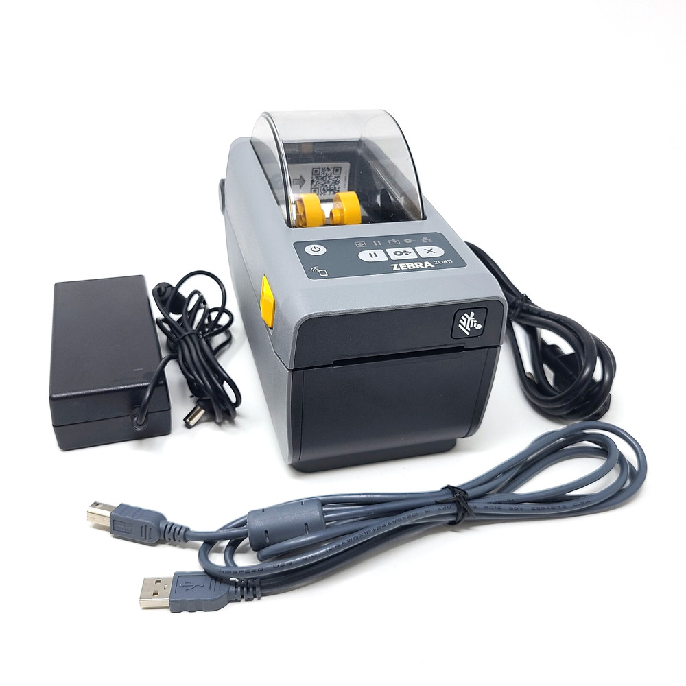 Zebra ZD411 Direct Thermal Barcode Label Receipt Printer USB Bluetooth